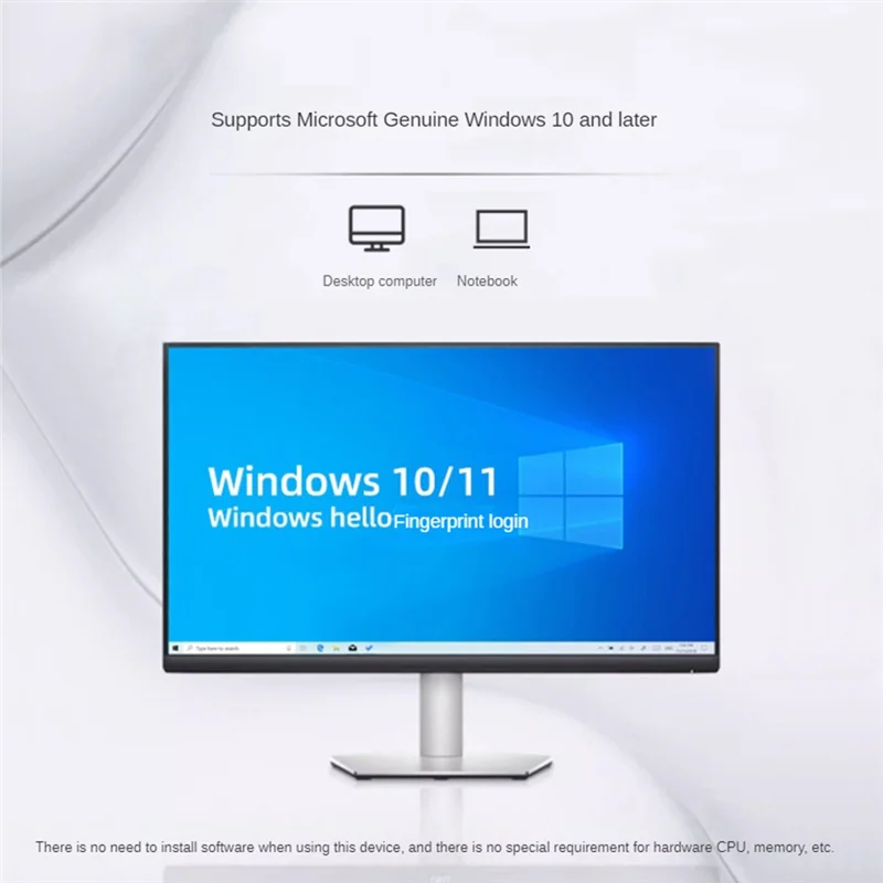 【Livraison Rapide】وحدة قارئ بصمات الأصابع USB صغيرة جهاز التعرف على بصمات الأصابع USB قارئ بصمات الأصابع لنظام التشغيل Windows 10 11