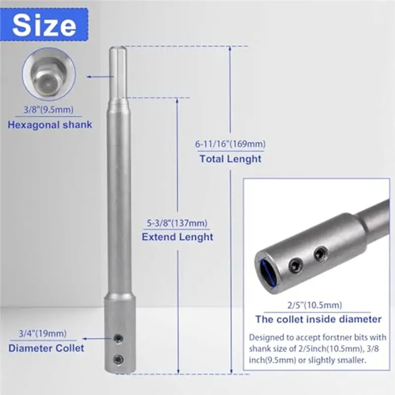 A06F-Forstner Bit Extension (5-3/8