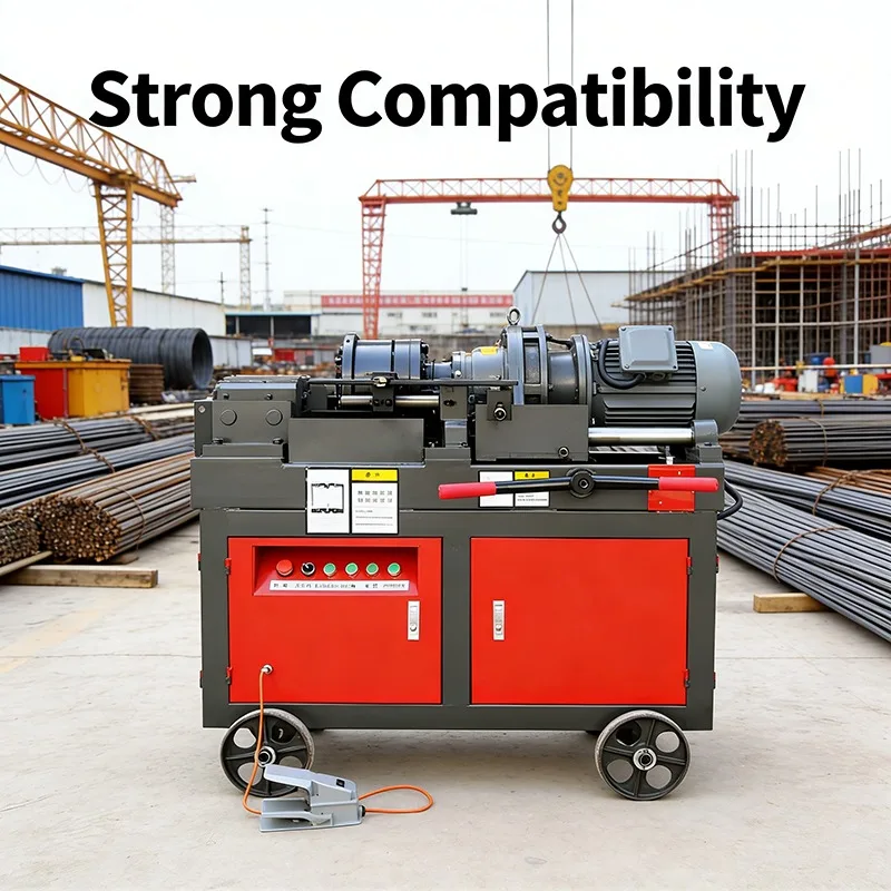 

Многофункциональное оборудование для нарезки резьбы на арматуре для механического соединения, высокомоментный резьбонарезной станок для стальных прутков со стабильной системой охлаждения