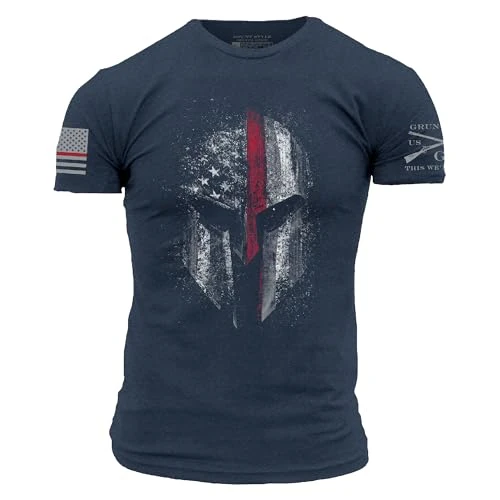 Red Line Flag Military Training Tactics Brand Graphic Tee Cotton Mens Womens T-Shirt Outdoor Top