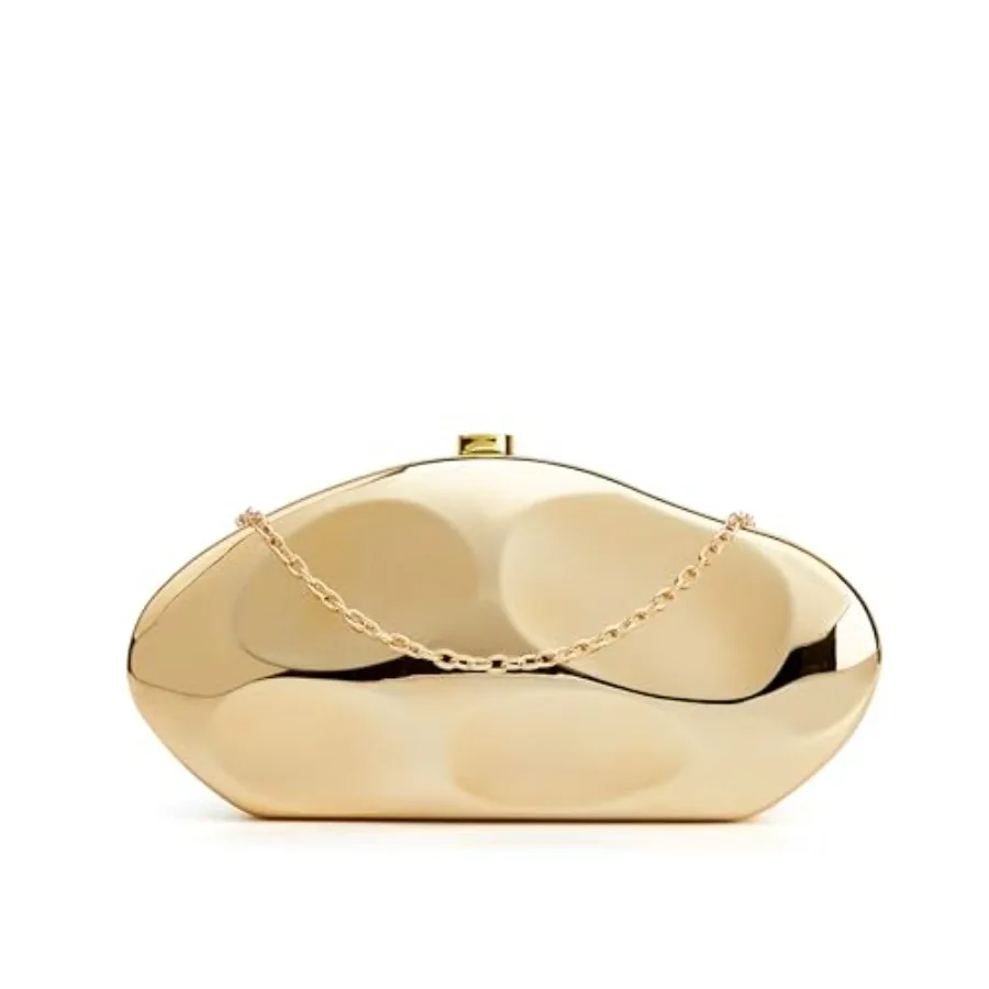 Acrylic Clutch Purse for Women Formal Evening Bag Shell Shape Clutch Handbags with Chain for Party Wedding Prom