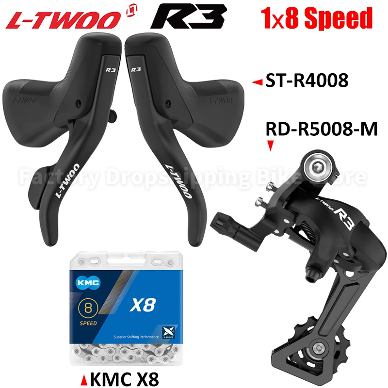 Ltwoo-レーシングバイク用シフトキット,1x8スピード,メカニカル