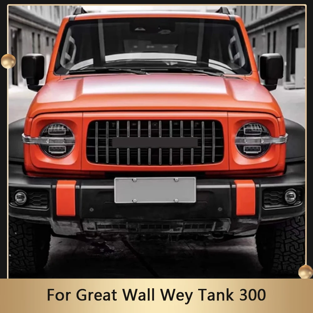 

Off-road 4x4 Bumper Grille Fit For Great Wall Wey Tank 300 Modified GT Style Front Face Radiator Grill Grills Cover Guard Grid