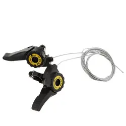 MTB Mountain Bike Black Thumb for MTB - 3 X 5/6/7 Friction Shifters (1 Pair / Pack)