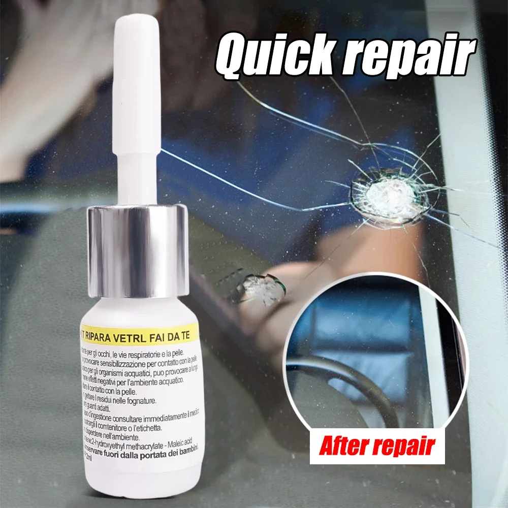 Car Glass Scratch Repair Agent Resina Fluida, Window Glass Window Glass, Nano Scratch Repair, Crack Restore Tools Kit, Acessórios