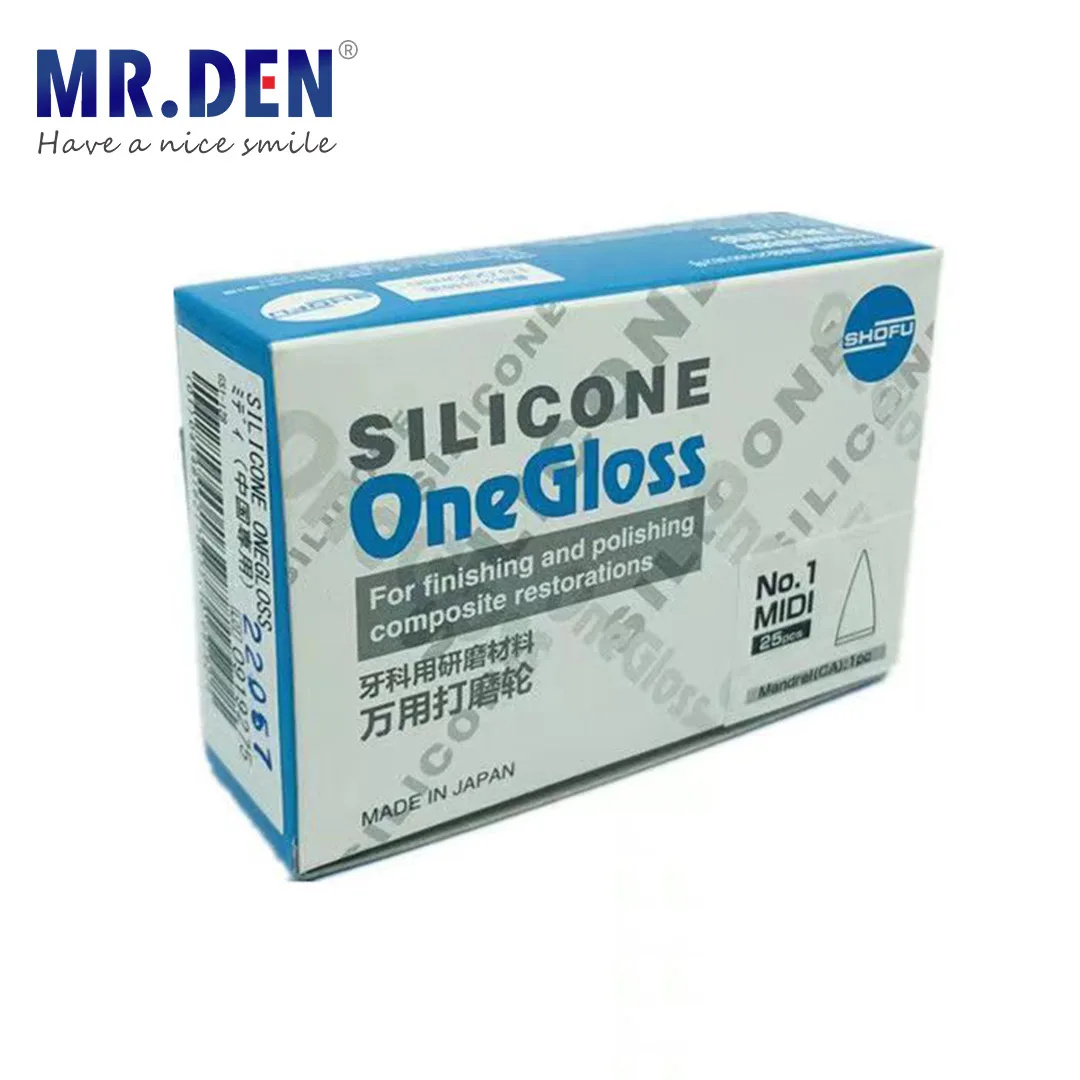 Dental Material Dental Rubber Polishing Head Shofu Silicone OneGloss for Finishing and Polishing Composite Restorations - Image 6
