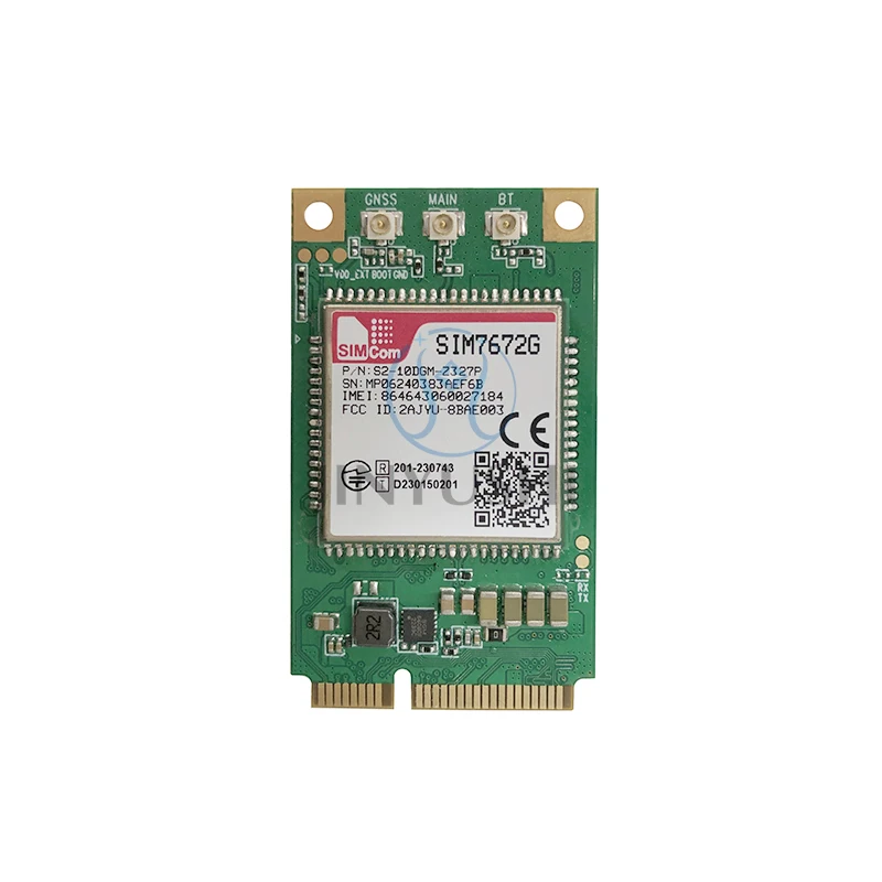 SIMCom SIM7672G MINI PCIe MNGV Support GPS 4G LTE Cat1 Module Global FDD Compatible SIM7000G SIM7070G SIM800A