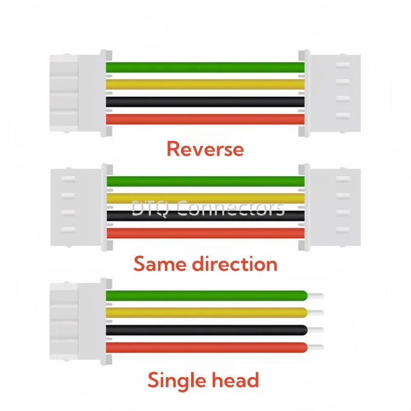 10PCS 5264 terminal wire single ended double ended color connecting wire 2P3P4P-12P spacing 2.54mm electronic wire 26awg