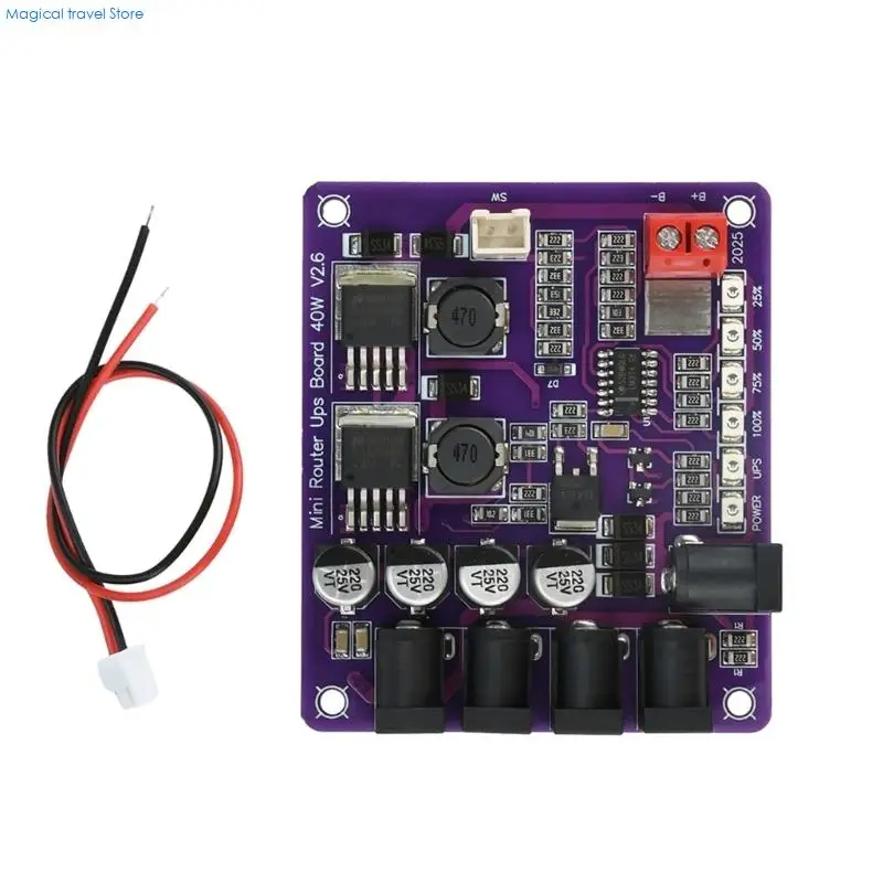 N2UB 40W Power Module 4 Channel Output Small Uninterruptible Power Supply Battery