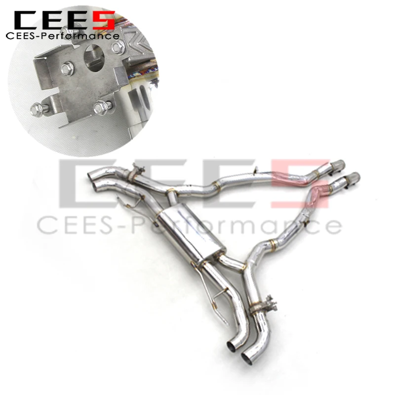 

cees Stainless Steel Axle Back Exhaust System for 2019-2023 BMW X5 G05 4.4T Muffler High Flow Sport Sound Upgrade Exhaust