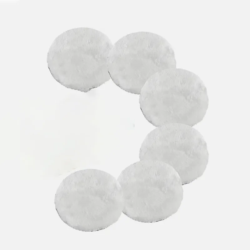 Pad Poles dan Gerinda Wol 4/5/6/7-inci, Pad Wol untuk Poles dan Pembersihan, Roda Wol untuk Poles Mobil, Pad Gerinda Wol Felt