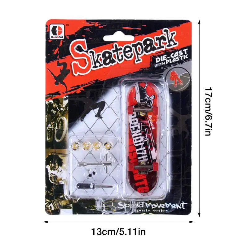 Lightweight Mini Skateboards Kit With DIY Skate Park Tech Parts Deck Stunt Professional Skateboard Tabletop Toys Finger Game