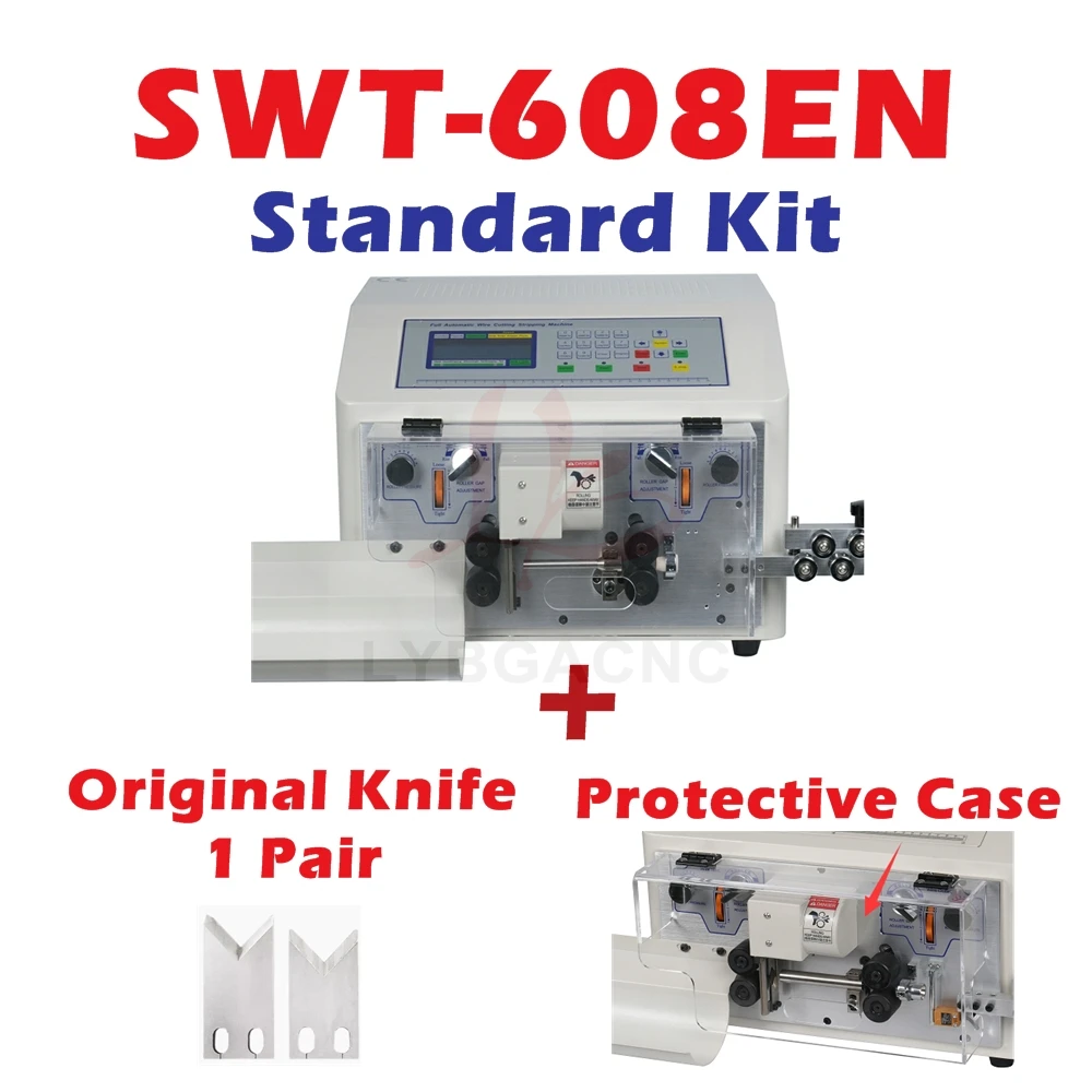 Upgrade Automatyczna regulowana maszyna do ściągania izolacji SWT 508C 508E ES Urządzenie do obierania kabli 0,1 do 8 mm2 z prostownicą