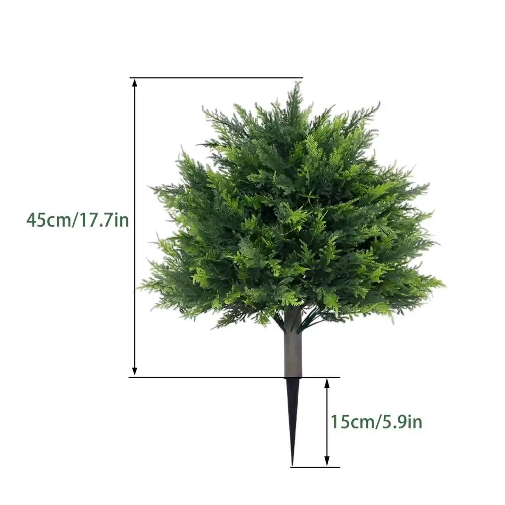 

Long-lasting Artificial Tree Artificial Outdoor Tree Uv Resistant Artificial Boxwood Topiary Ball Trees for Outdoor for Porch