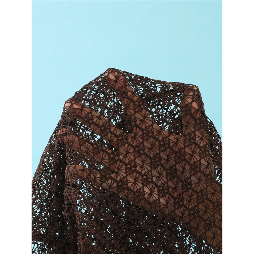 Mit langen Ärmeln, als Überwurf, Neckholder-Bikini, Damen-Badebekleidung, dreiteiliges Bikini-Set, Badeanzug, Badebekleidung, Schwimmbekleidung V8423 – Detail 8