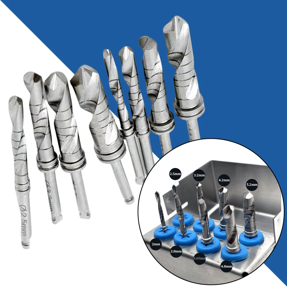 

Dental Implant Pilot Drills Kit Lance Drills for Maxillary Sinus Lift and Precise Osteotomy