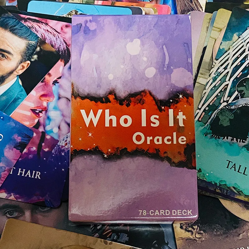 

Who Is It Oracle Cards 78 Cards Divination Deck English Vision Edition Tarot Board Playing Game For Party