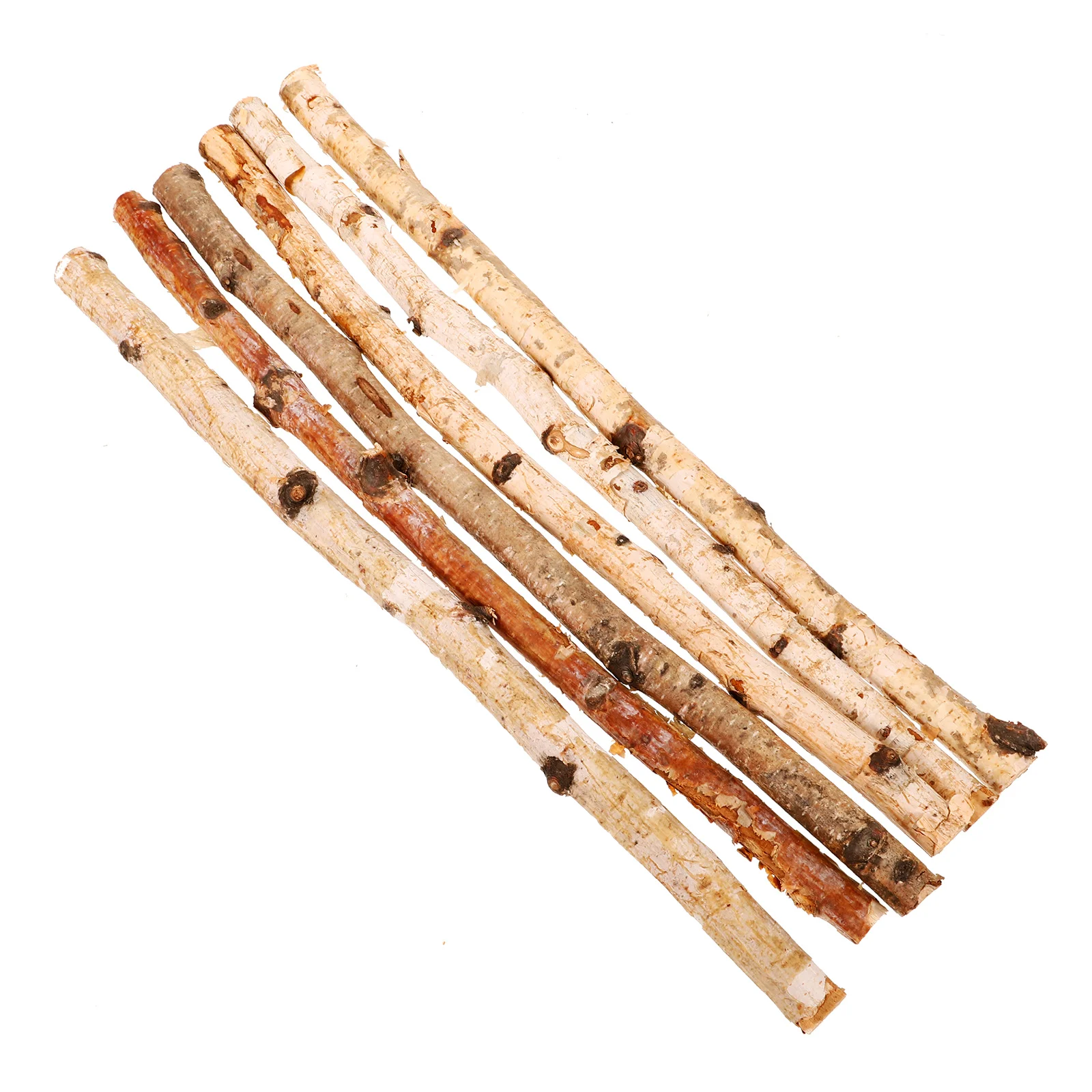 6 Pcs Natural Bark Sticks Decorations Wood Branches Home nament Festive Decor Branch Sticks Wood Craft Supplies Craft Decor