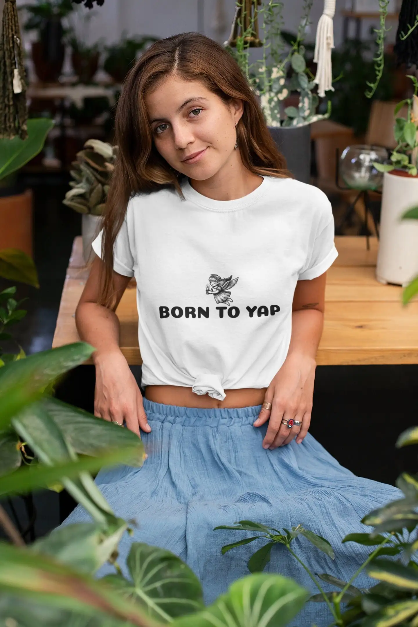 Born To Yap Funny T shirt Mentally Unstable Professional Yapper Unhinged Cursed Meme