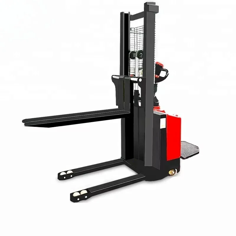 1.5トン 3メートル 電動パレットスタッカー 油圧式セミ電動フォークリフト パレットスタッカー