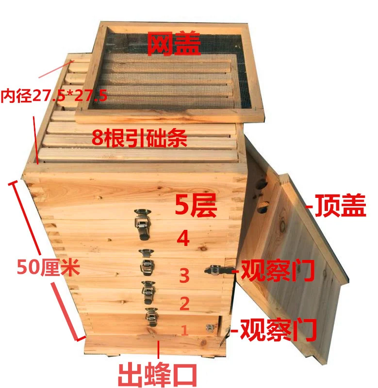 꿀벌 집 꿀벌 상자 나무 꿀벌 유지 장비 유지