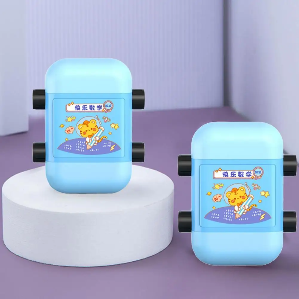 Easy to Carry Small Rotary Design Math Learning Stamp Random Problem Setting Classroom Supplies