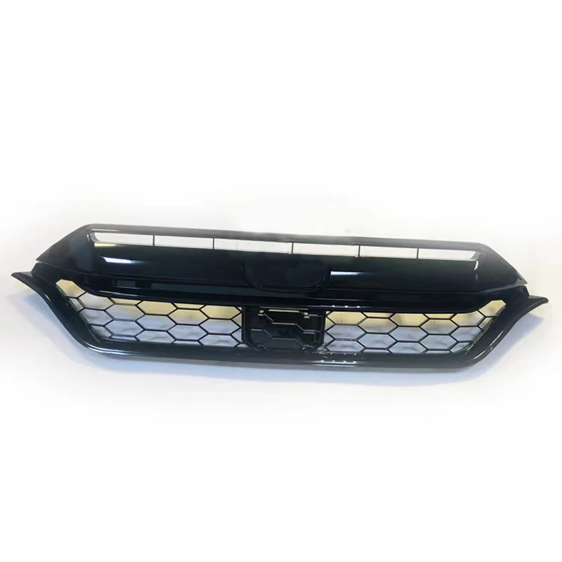 For Honda CRV 2020 2021 2022 Bumper Hood Upper Lower Mesh Grill Car Accessories Car Styling Black Front Racing Grille