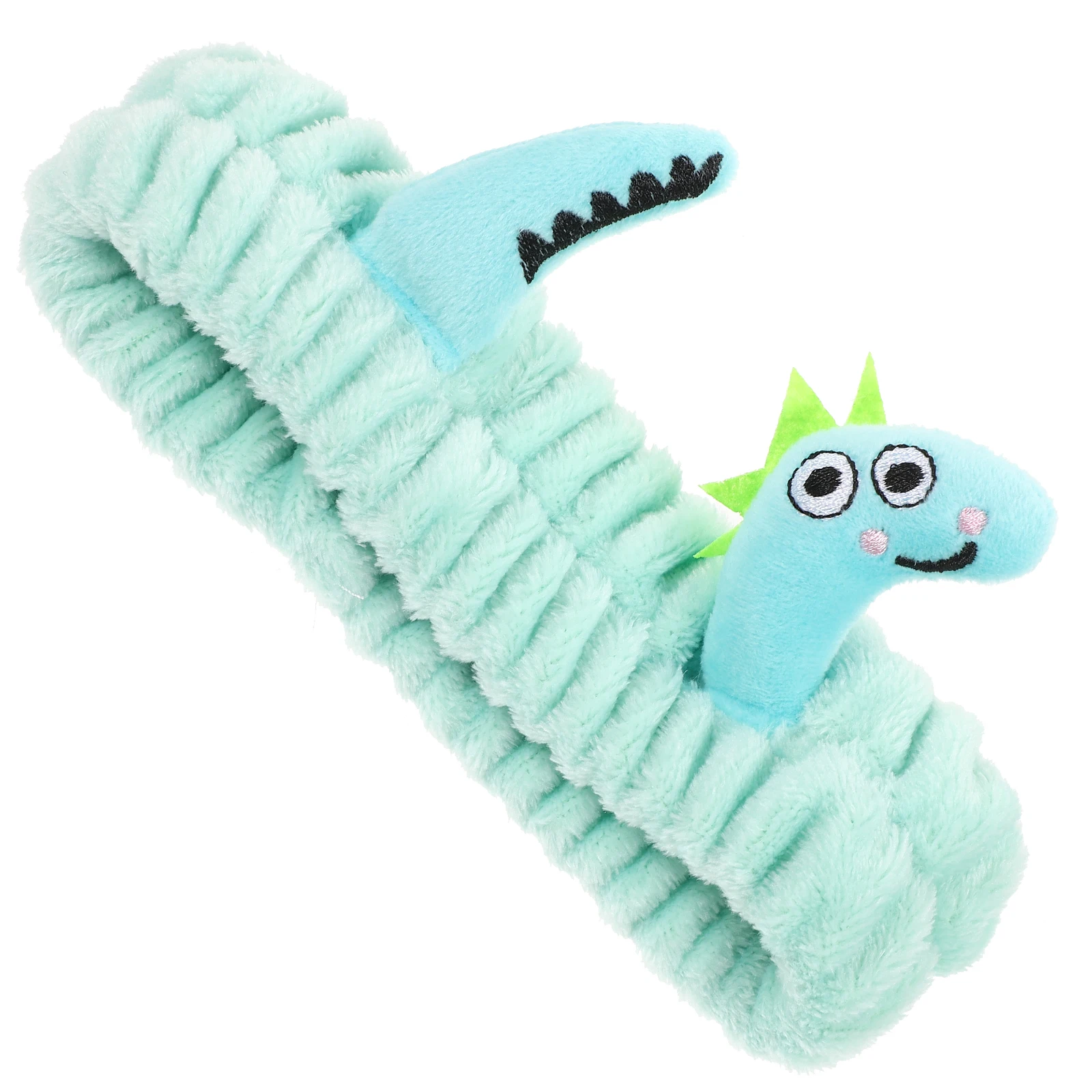 

Cartoon Dinosaur Hairband Green Color Womens Headband for Face Washing Makeup Skincare Hair Accessories Lightweight