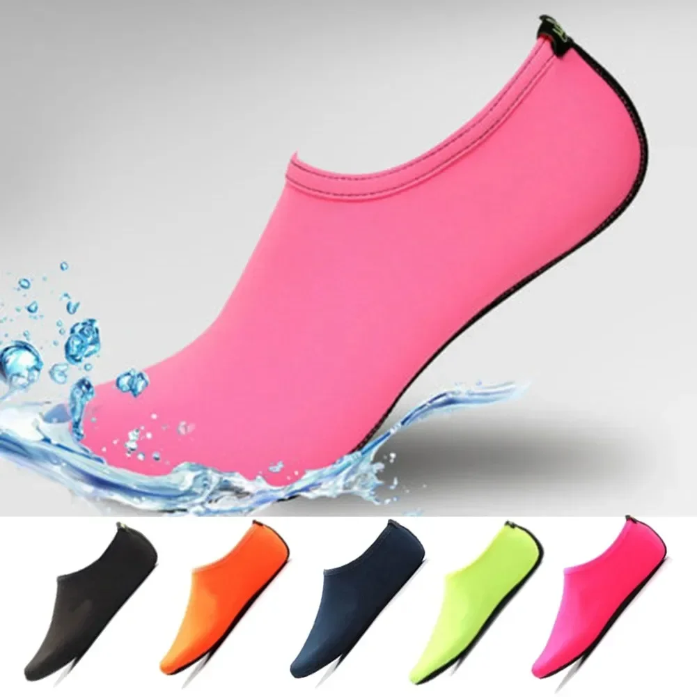 1 paio di scarpe da acqua unisex per nuoto, immersioni, giochi da spiaggia, surf, scarpe da acqua per lo snorkeling, surf, attrezzature per il