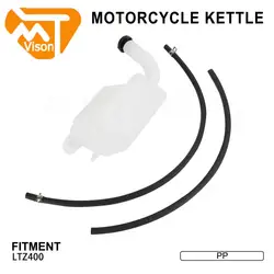 Radiator Tank Motorcycle Accessories Radiator Kettle Water Coolant Bottle PP Kettle For Suzuki LTZ400 LTZ 400 Dirt Pit Bike