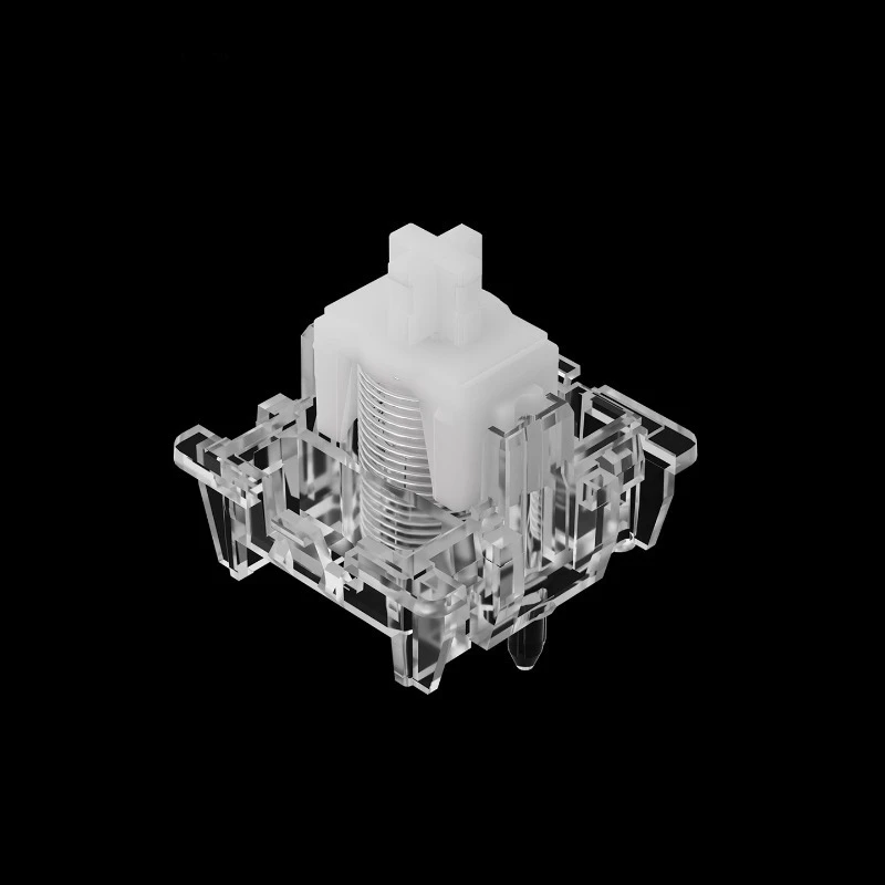 Magnetic jade Air axis Transparent light-transmitting magnetic axis Back cover HiFi audio game keyboard switch