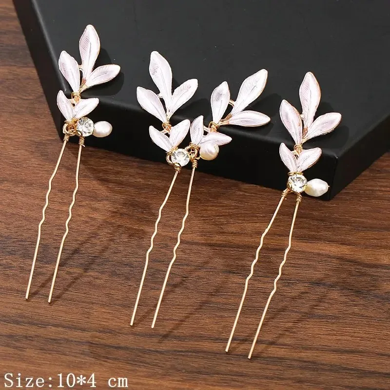 Hair Pins Hair Accessories For Women Wedding Accessories Hair Clips Jewelry Rhinestone Pearl Flower Hair Clip Pins Headpiece image 3