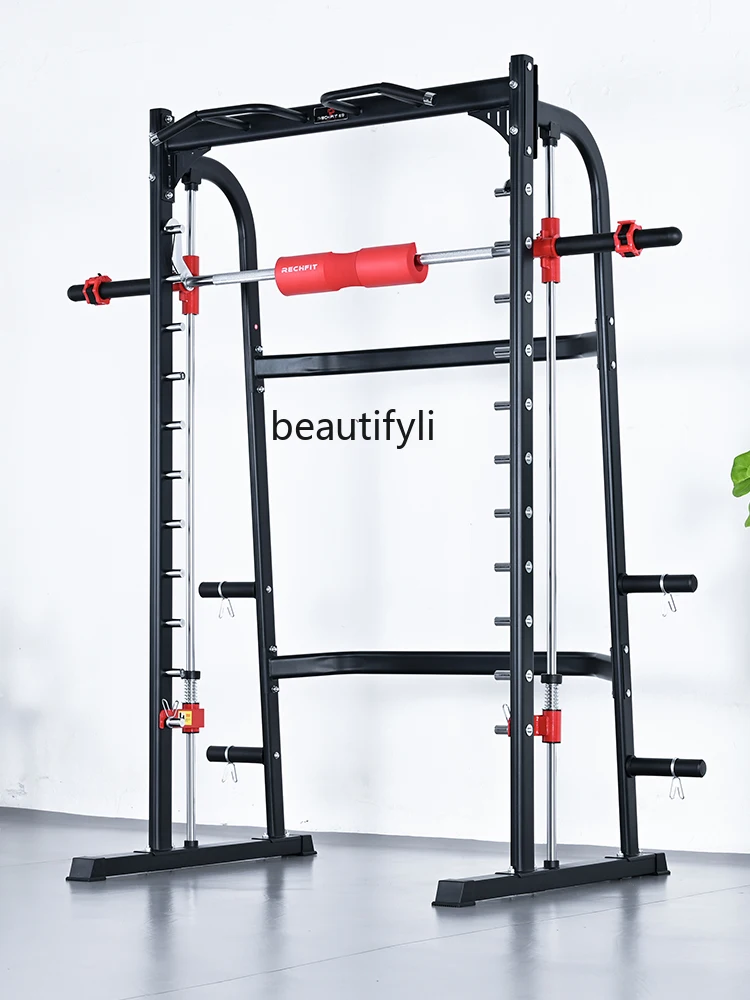 Squat bench press multi-functional trainer gantry barbell special equipment for weight lifting gym