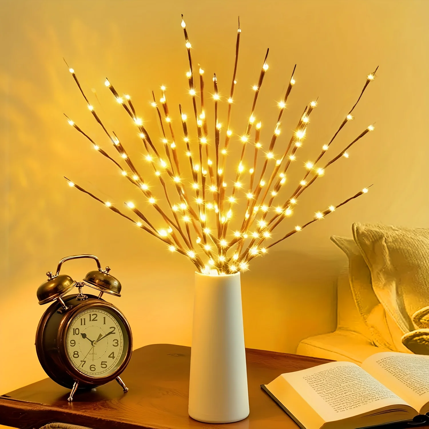 1Pcs LED Tree Branch Light Battery Powered Operated Bendable Twig Branch Lights for Party Coffee Store Festivals Home Decoration