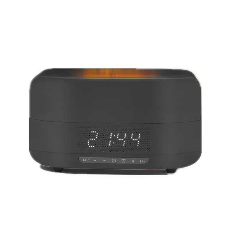 

Home desktop intelligent simulation flame aromatherapy machine, time alarm clock Bluetooth large-capacity atmosphere humidifier