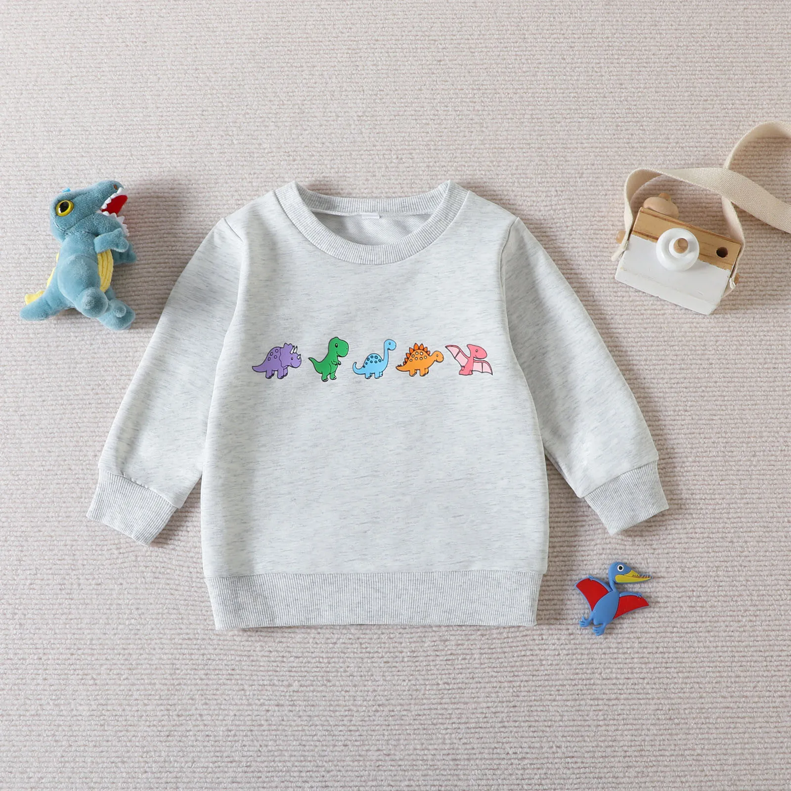 

Toddler Newborn Infant Cartoon Prints Outfits Boys Sweatshirt Pullover Hoodie Tops Cute Clothes 2024 Kids Leisure Outwear Hot