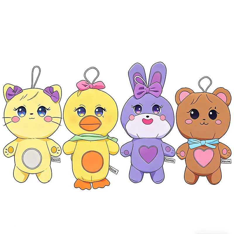 New BORN PINK World Tour Pink Plush Doll Official Plushies Jennie Lisa Rose Jisoo Kawaii Stuffed Animals Toys Fans Birthday Gift