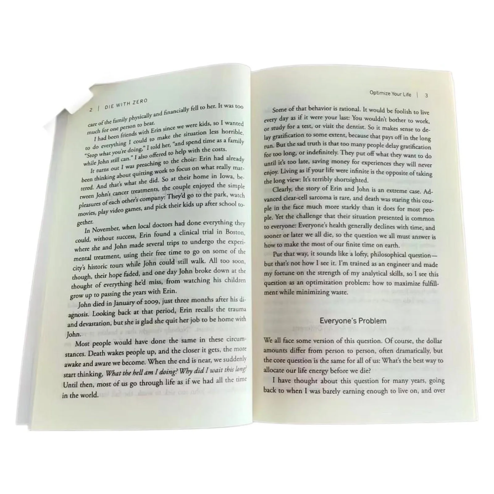 "Die With Zero" de Bill Perkins: maximizando las experiencias de vida a través de la gestión inteligente de dinero - Edición en inglés