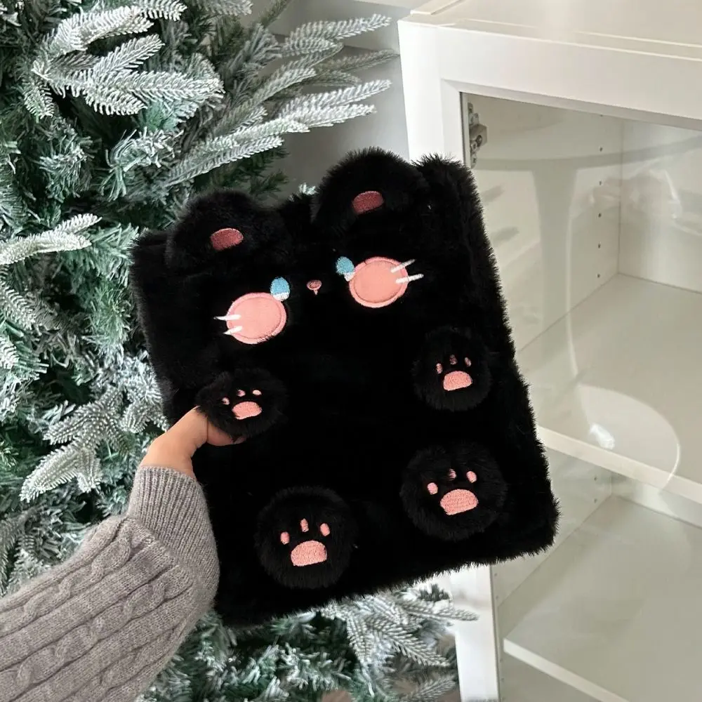 

Plush Binder Plush Binder Photocard Holder Fluffy Bear Plush Cat Collect Album Notebook Cartoon Dog A6 Kpop Photocard Binder