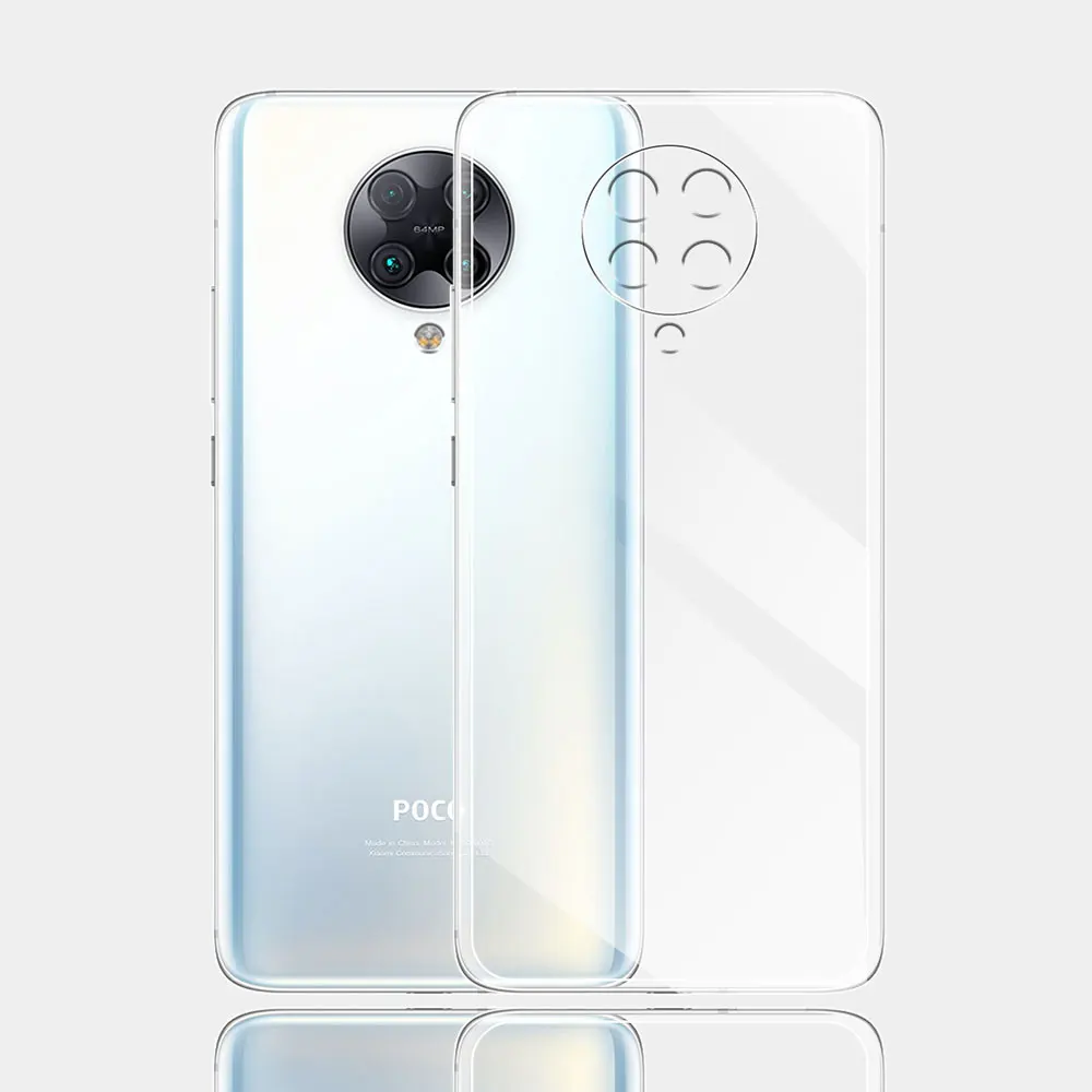 For Xiaomi Poco F2 Pro Clear Case Silicon Soft Cover For Poco F2 Pro Phone Case For PocoF2Pro Clear Ultra Thin Bumper Coque