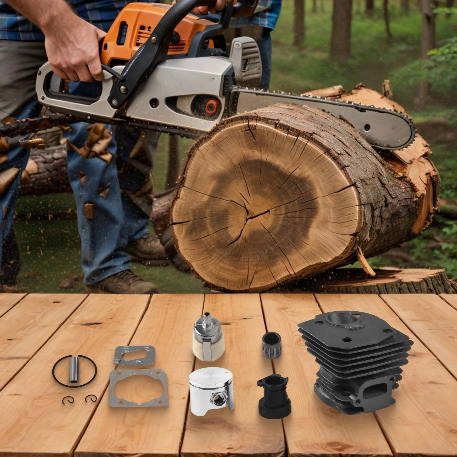 

Компоненты поршневого цилиндра, предназначенные специально для восстановления эффективности в своих любимых моделях цепных пил 350 и 3551 гг.