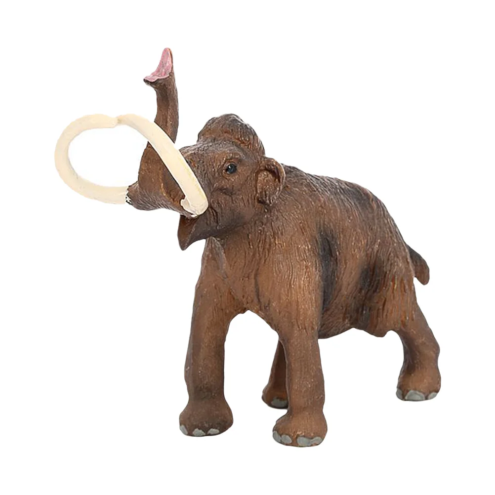 Woolly Animal Model Toy Prehistoric Creatures Household Statue Realistic Wildlife Pvc Simulated Mother Figurine