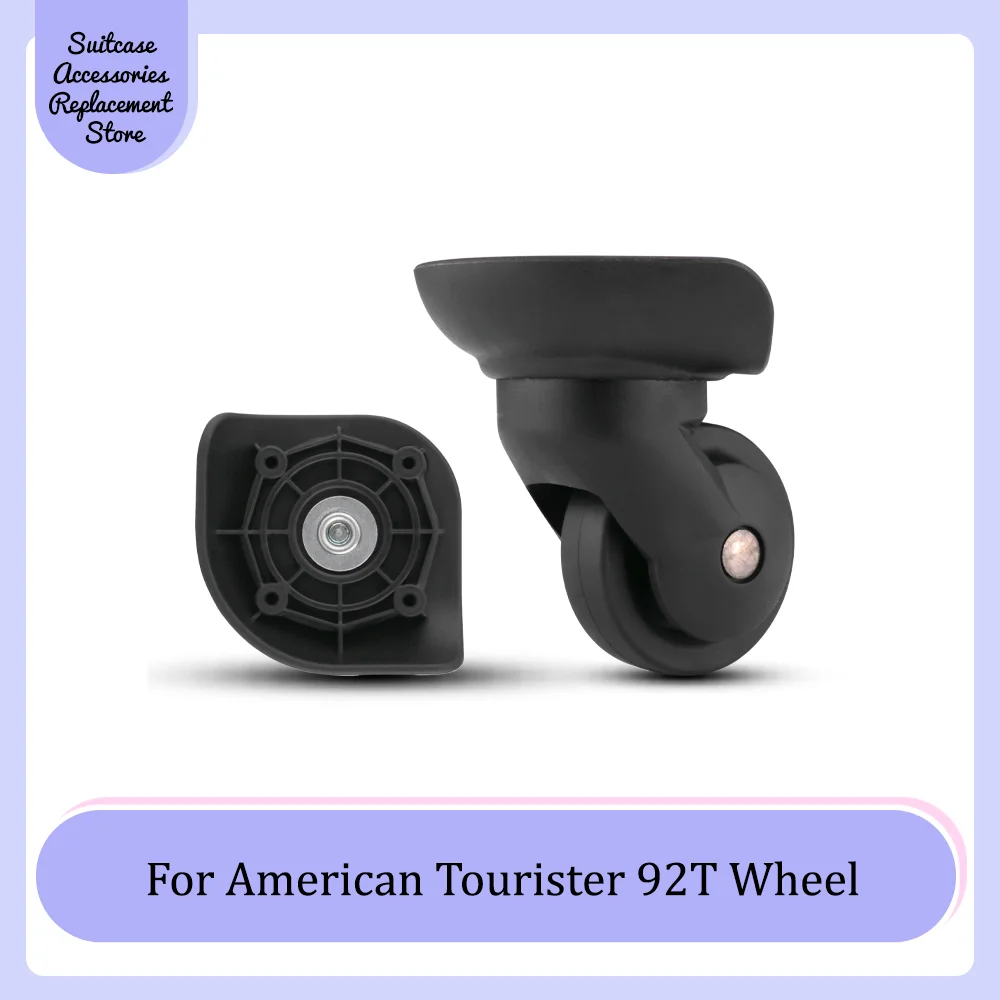 For American Tourister 92T Universal Wheel Replacement Suitcase Smooth Silent Shock Absorbing Durable Wheel Accessories Wheels