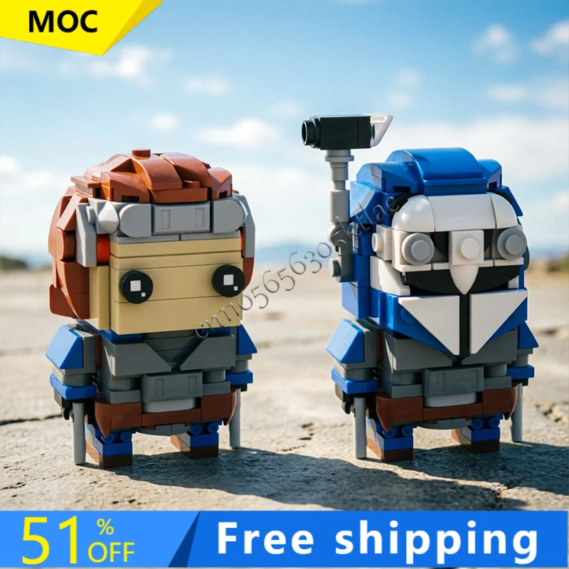 

444Parts MOC Star Battle Character Series Diving Warrior Model Building Blocks Brick DIY Creative Assembly Educational Toy Gifts