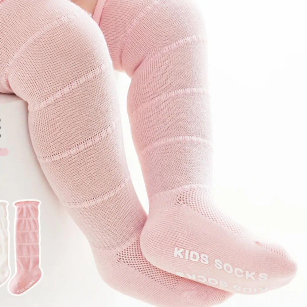 Summer thin baby stockings toddler socks boneless loose-fitting baby mosquito repellent sock Class A newborn mesh socks trendy