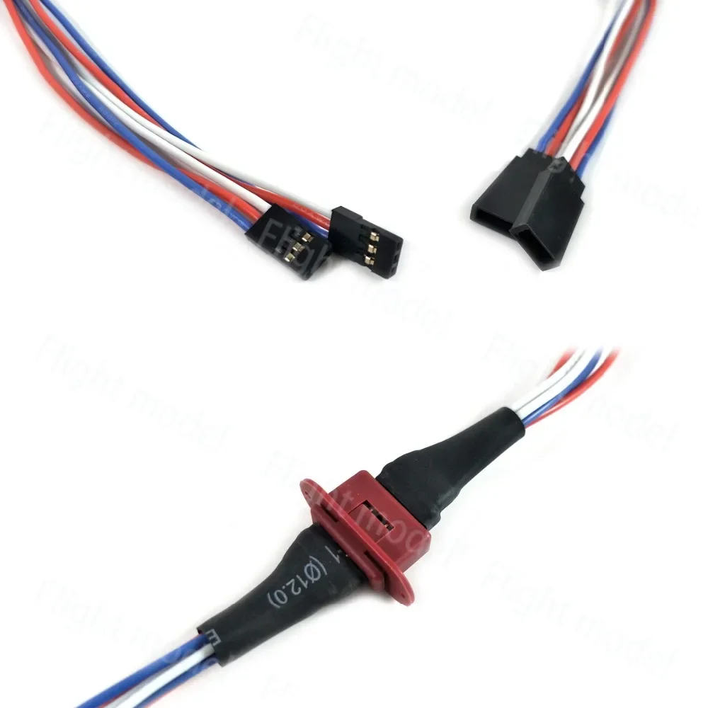 MPX 8 Pin Multi-Wire Servo Extension Plug 2 Wire 3Wire Version Male Femal Plug 100AWG For RC Airplane Model Aircraft