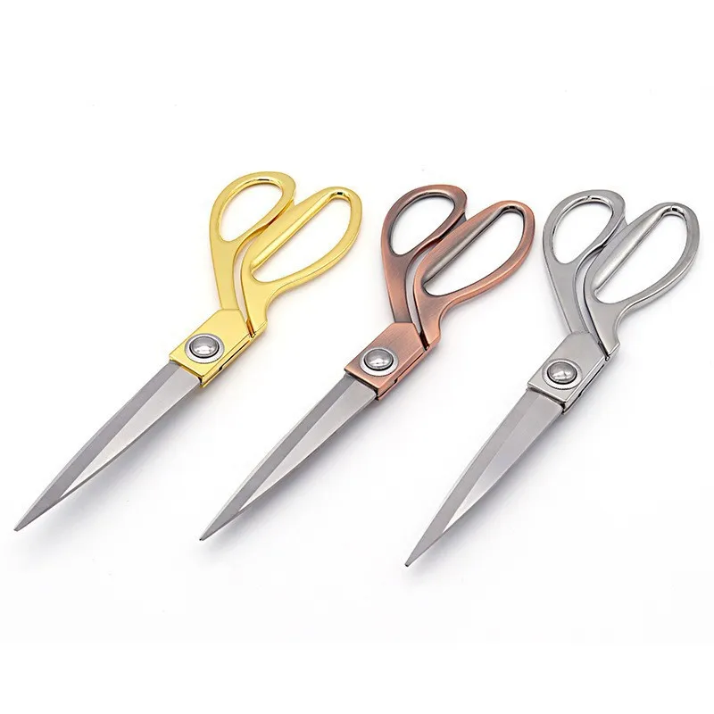 Professional Tailor Scissors Scissor Vintage Stainless Steel Fabric Leather Cutter Scissors for DIY Sewing Accessory