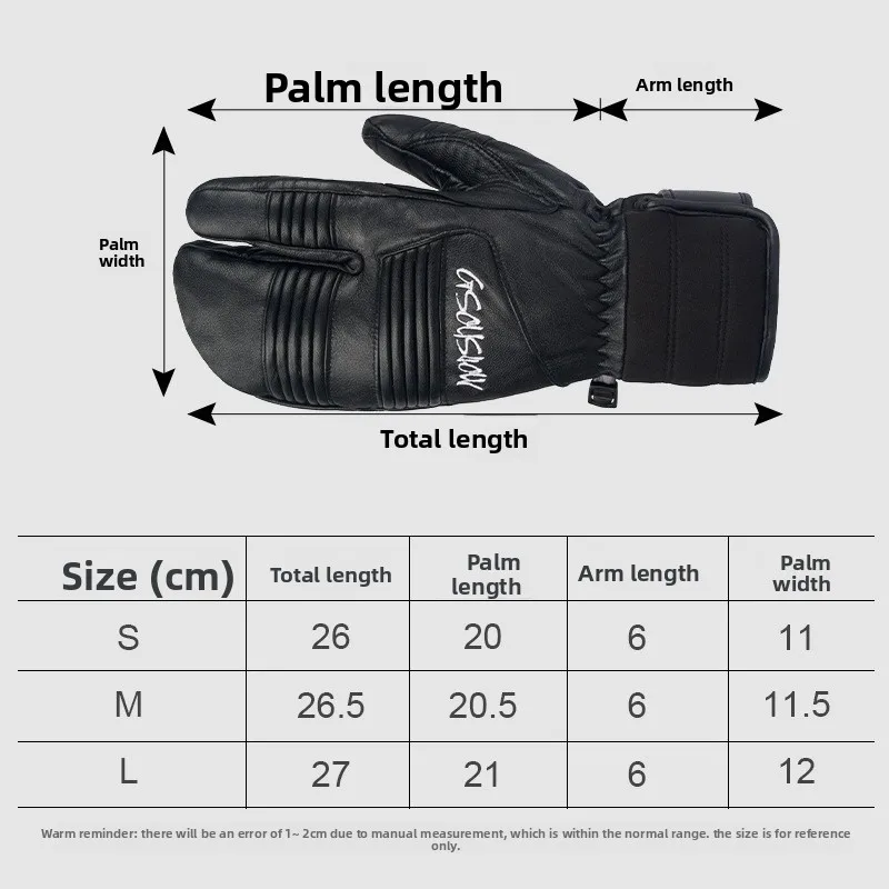 冬の新しいスキーグローブ女性の防風防水暖かい耐摩耗性厚みのあるアウトドアプロスポーツサイクリンググローブ