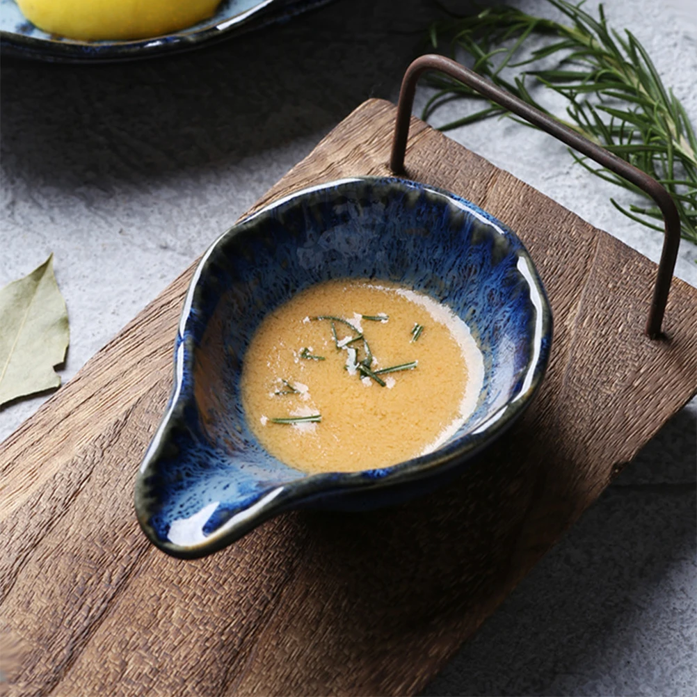 

Скандинавское керамическое блюдо для приправ, красивые узоры, никогда не выцветают, идеально подходит для соевого соуса, горчицы, масла чили, заправки для салата