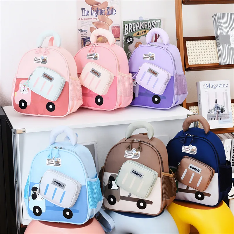Zaino per asilo carino per bambini 2025 Borsa da scuola prescolare per ragazzi e ragazze alla moda Zaini da viaggio per bambini leggeri e traspiranti